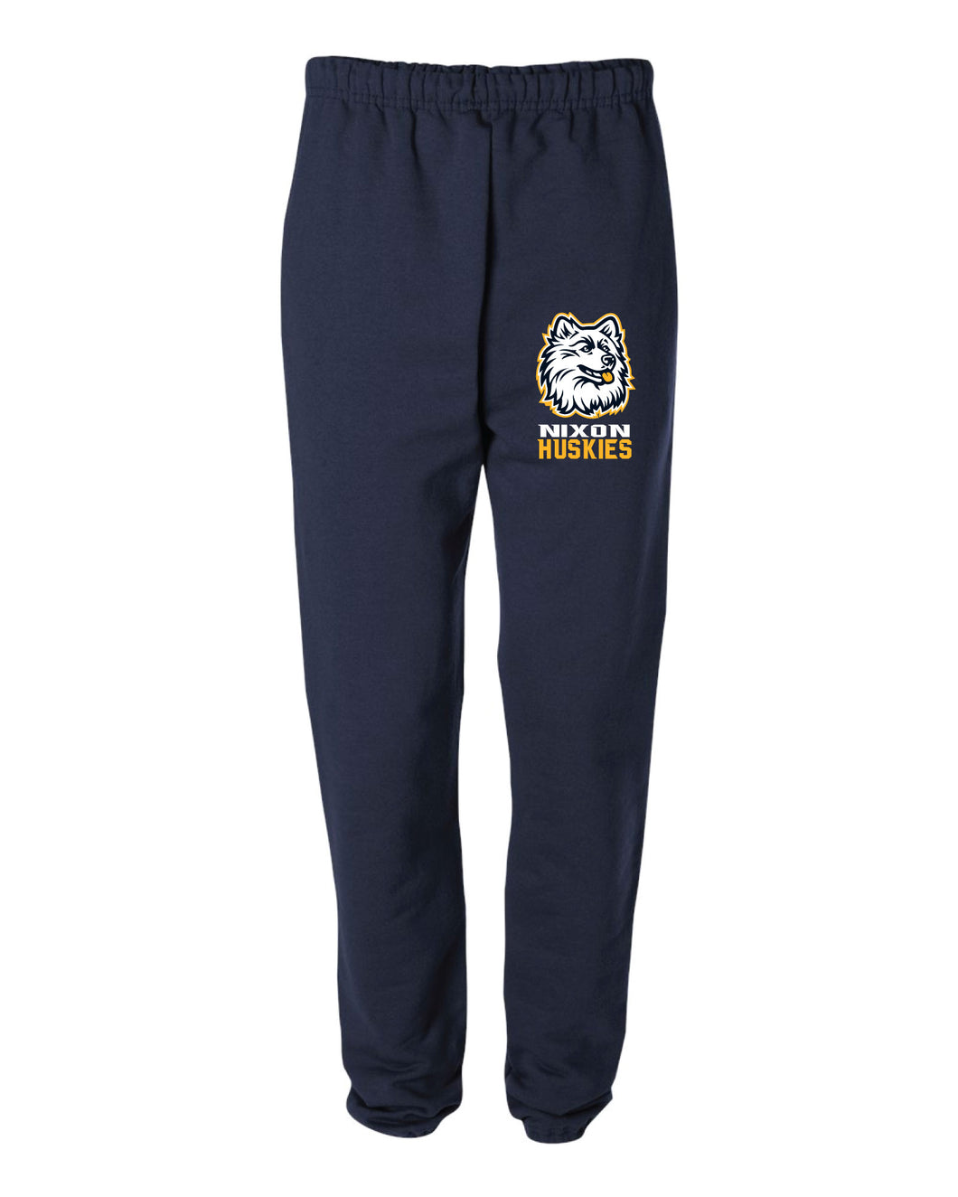 Nixon Huskies School Cotton Sweatpants - Navy - 5KounT