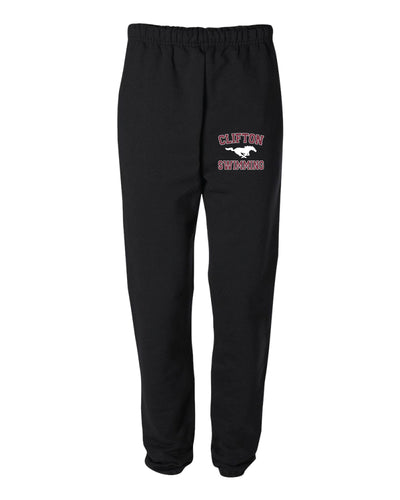 Clifton Swimming Cotton Sweatpants - Black - 5KounT