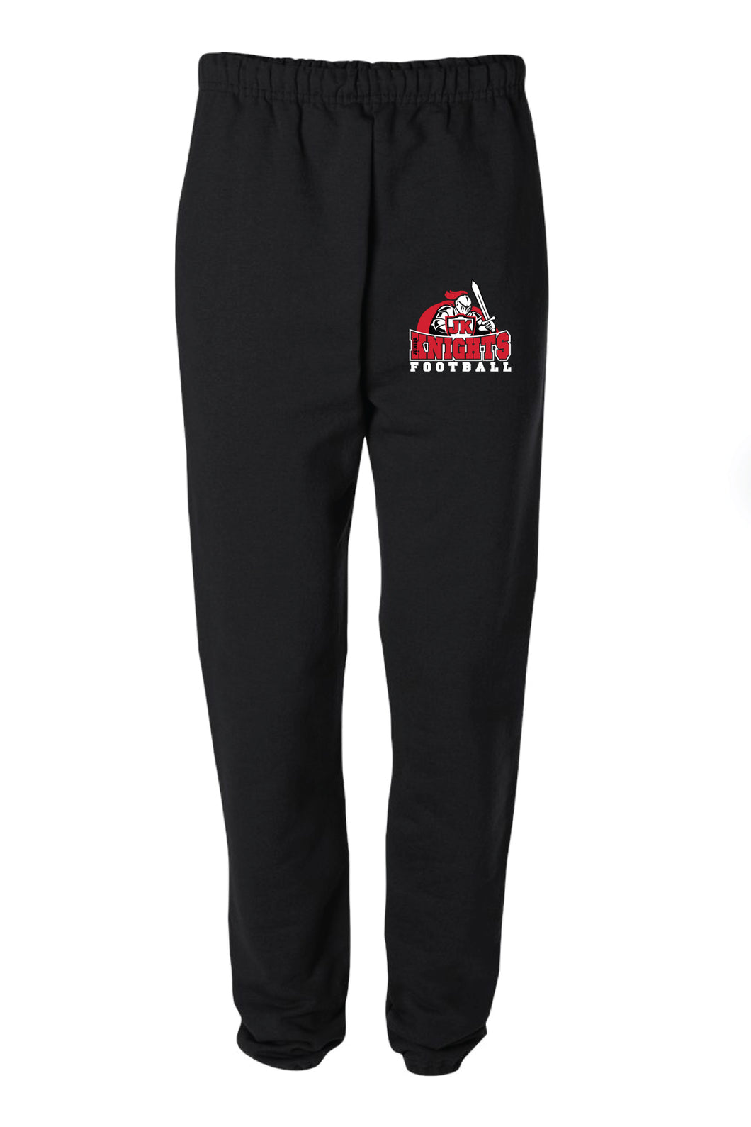 Wharton Football Cotton Sweatpants - Black - 5KounT