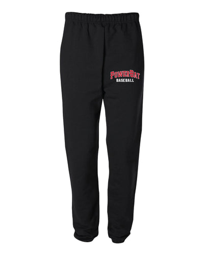 PowerBat Baseball Cotton Sweatpants - Black - 5KounT