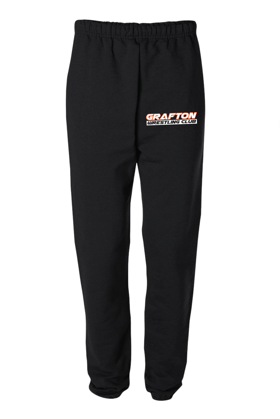 Grafton Wrestling Cotton Sweatpants - Black - 5KounT