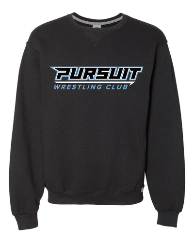 Pursuit Wrestling Club Russell Athletic Cotton Crewneck Sweatshirt - Black