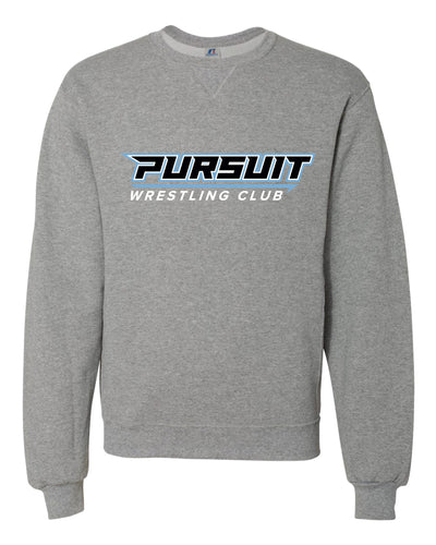 Pursuit Wrestling Club Russell Athletic Cotton Crewneck Sweatshirt - Gray