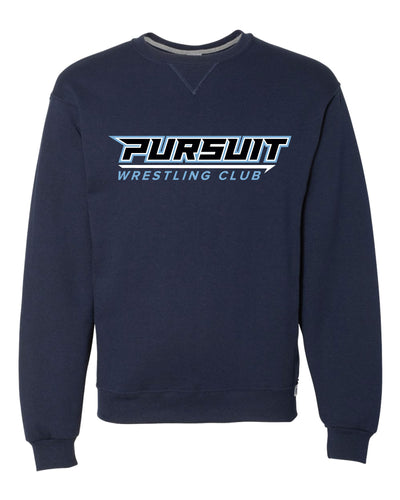 Pursuit Wrestling Club Russell Athletic Cotton Crewneck Sweatshirt - Navy