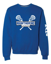 Hawthorne Lacrosse Cotton Crewneck Sweatshirt - Royal