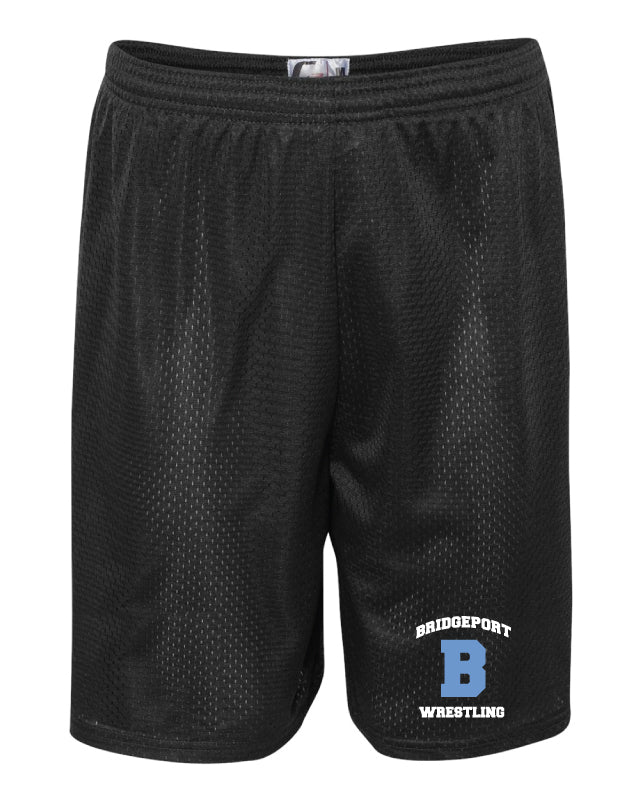 Bridgeport Wrestling Tech Shorts - Black - 5KounT