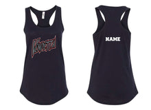 Vendetta Softball Ladies' Cotton Racerback Tank Top - Black