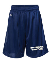 Hackensack Wrestling Russell Athletic Tech Shorts - Navy