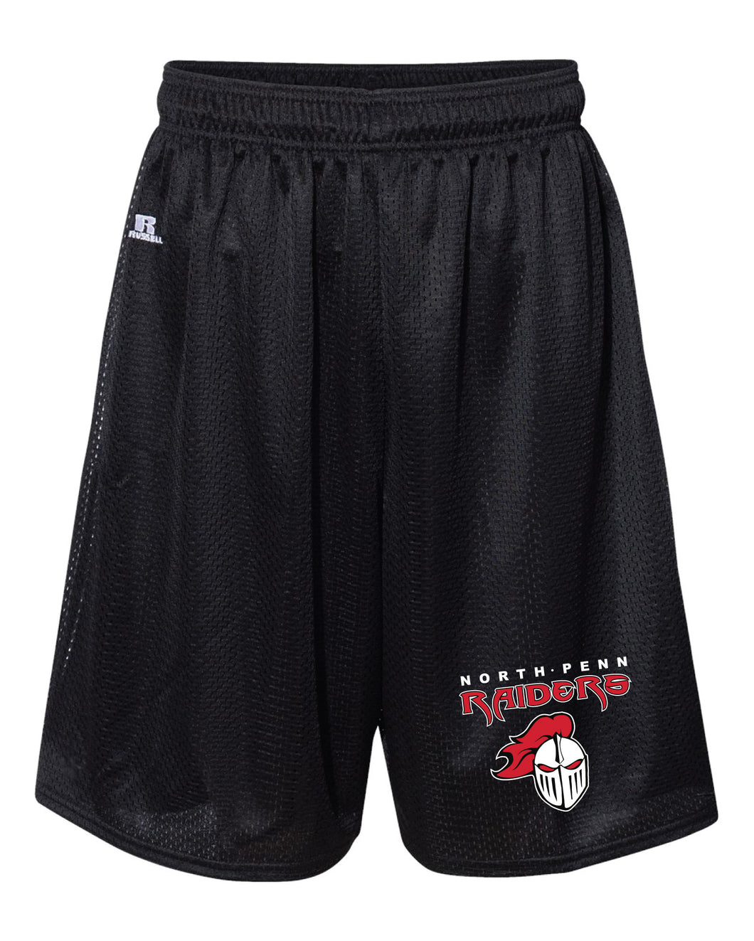 North Penn Baseball Russell Athletic Tech Shorts - Black (Design 1) - 5KounT