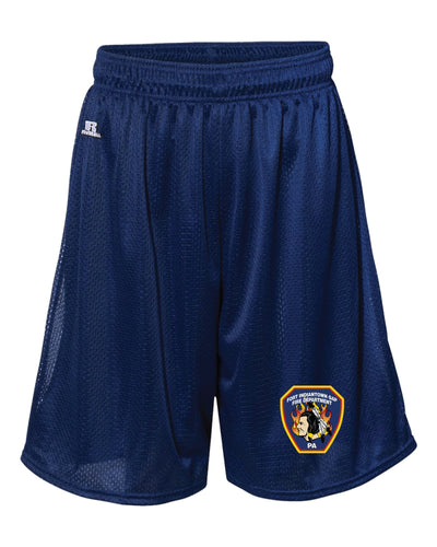Fort Indiantown Fire Department New Russell Athletic Tech Shorts - Navy - 5KounT