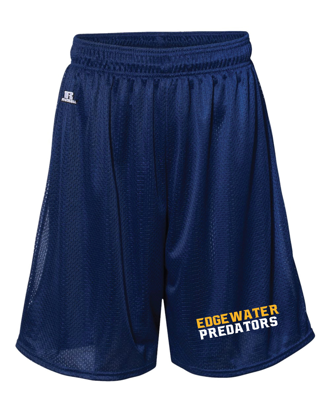 Edgewater Wrestling Russell Athletic Tech Shorts - Navy - 5KounT