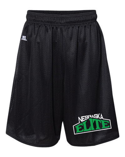 Nebraska Elite Russell Athletic Tech Shorts - Black - 5KounT