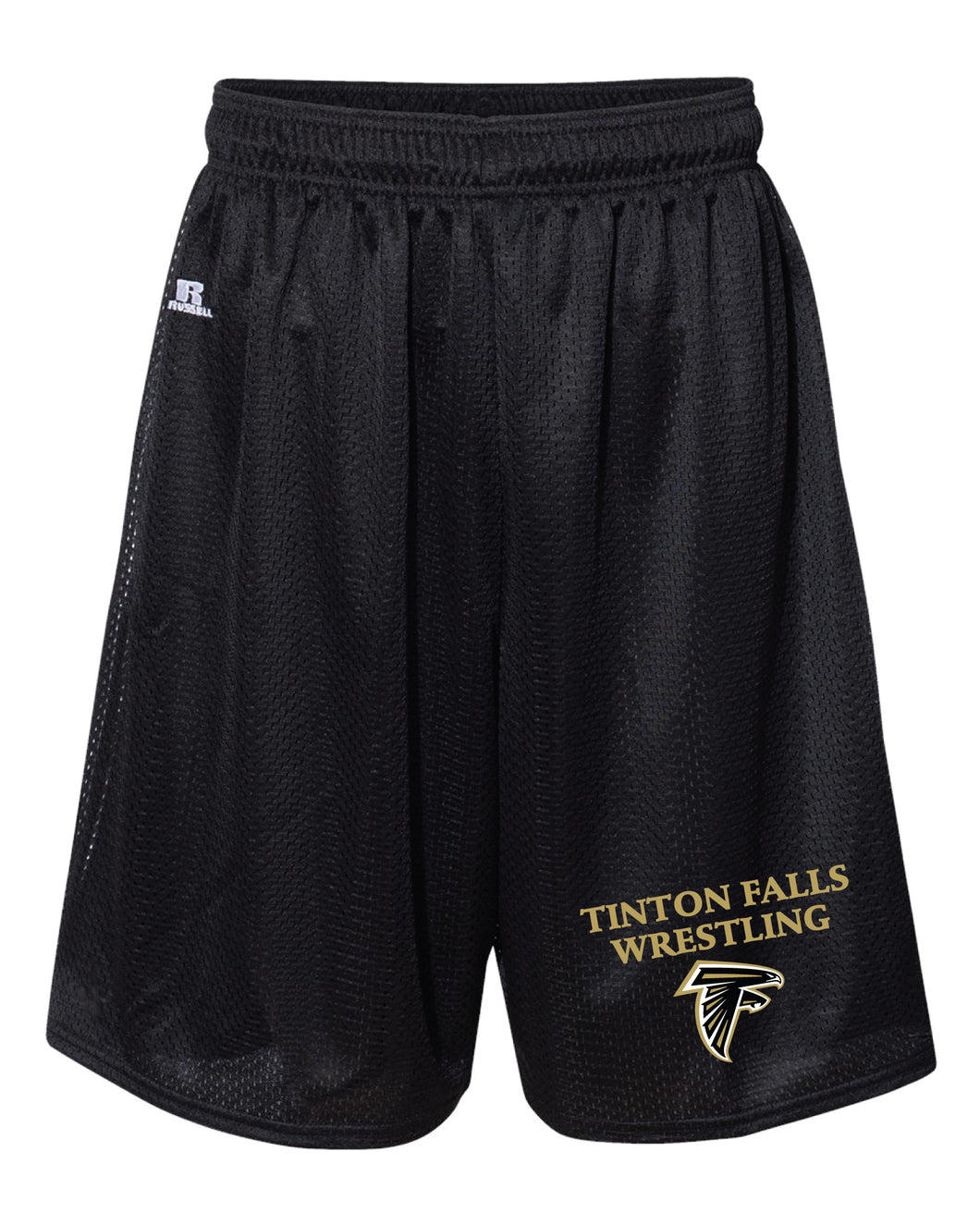 Tinton Falls Wrestling Russell Athletic Tech Shorts - Black - 5KounT