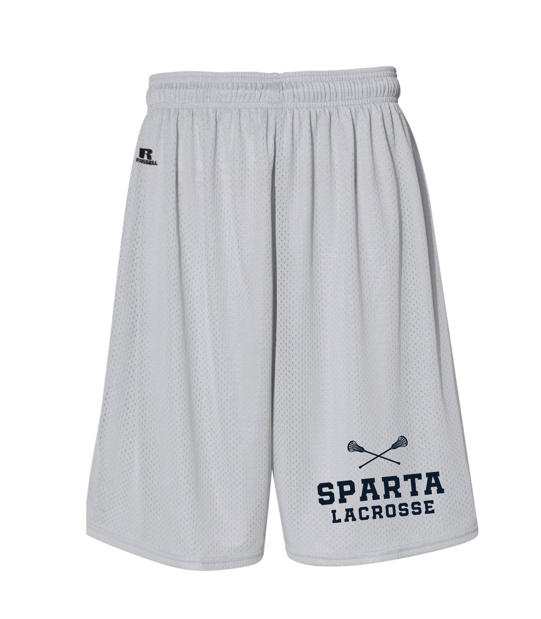 Sparta Lacrosse Russell Athletic Tech Shorts - Gray - 5KounT