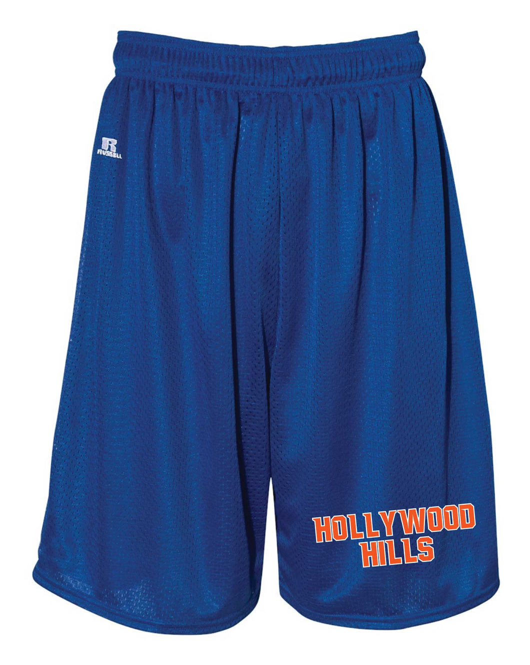 Hollywood Hills Wrestling Russell Athletic Tech Shorts - Royal Blue