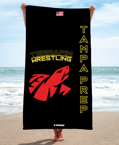 Terrapin Wrestling Sublimated Beach Towel - 5KounT2018