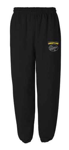 Terrapin Wrestling Cotton Sweatpants - Black - 5KounT