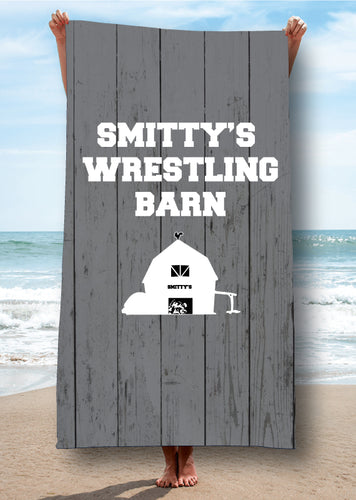 Smitty's Wrestling Barn Sublimated Beach Towel - 5KounT2018