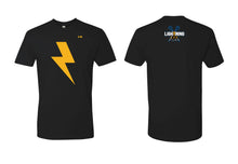 Lightning Lax Cotton Crew Tee - Black - 5KounT2018