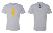 Lightning Lax Cotton Crew Tee - Gray - 5KounT2018