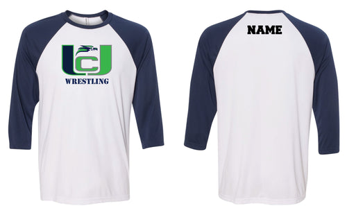 Union City Wrestling Baseball Style Shirt - Navy - 5KounT2018