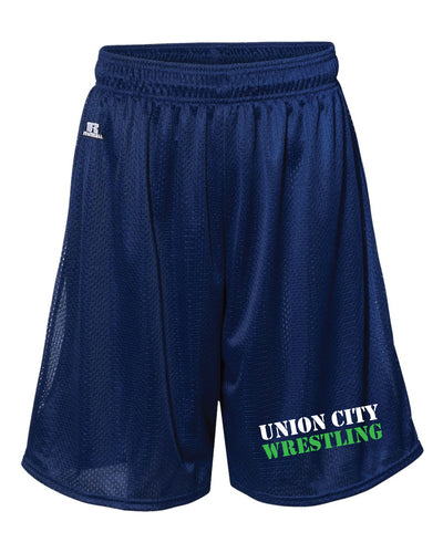 Union City Wrestling Russell Athletic Tech Shorts - Navy - 5KounT2018