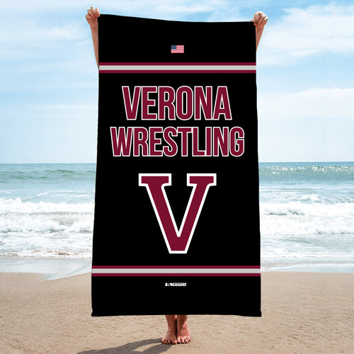 Verona Wrestling Sublimated Beach Towel - 5KounT2018