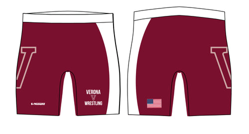 Verona Wrestling Sublimated Compression Shorts - 5KounT2018