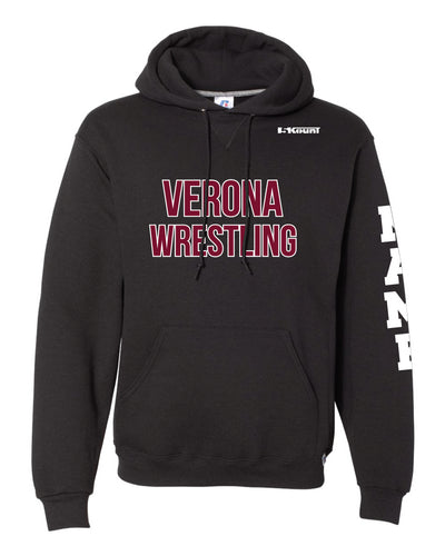 Verona Wrestling Russell Athletic Cotton Hoodie - Black - 5KounT2018