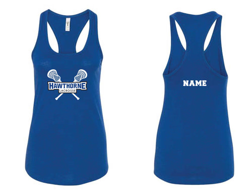 Hawthorne Lacrosse Ladies' Cotton Tank Top - Royal